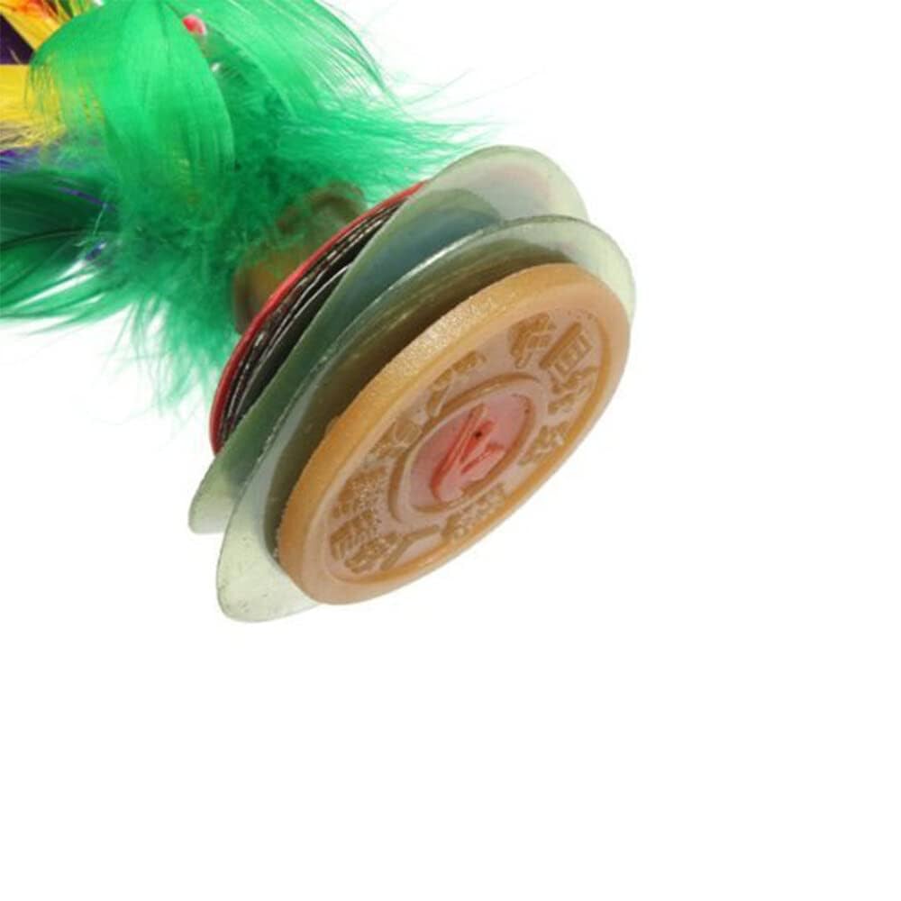 中国、漢　鳥 Amazon.co.jp: 2pcsカラフルな羽中国のJianziキックシャトル